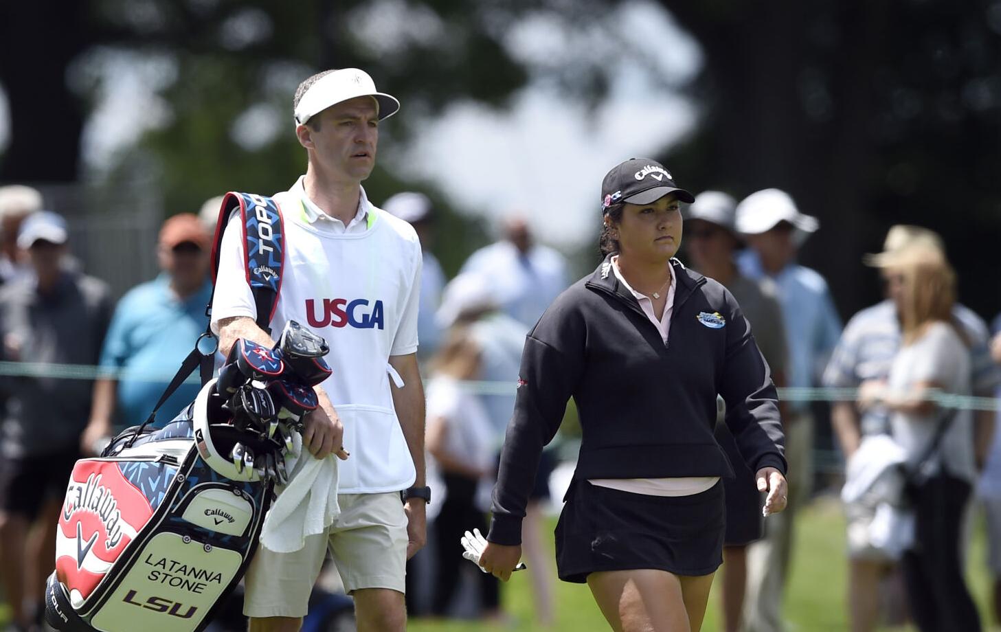 LSU’s Stone, Lancaster’s Pope get to know each other quickly at US Women's Open